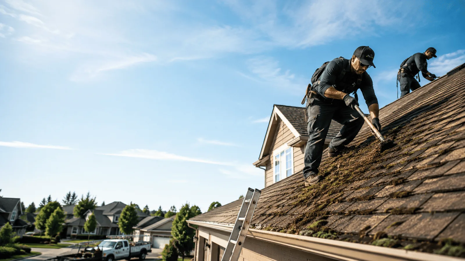 Roof Moss Removal in Leander, TX near me